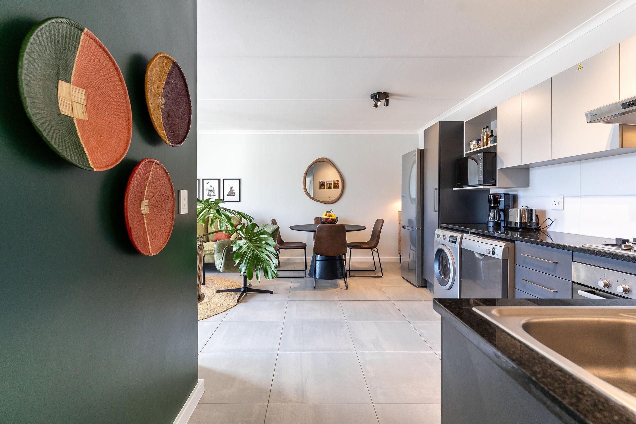 Cape Perlant open-plan kitchen, dining and living area